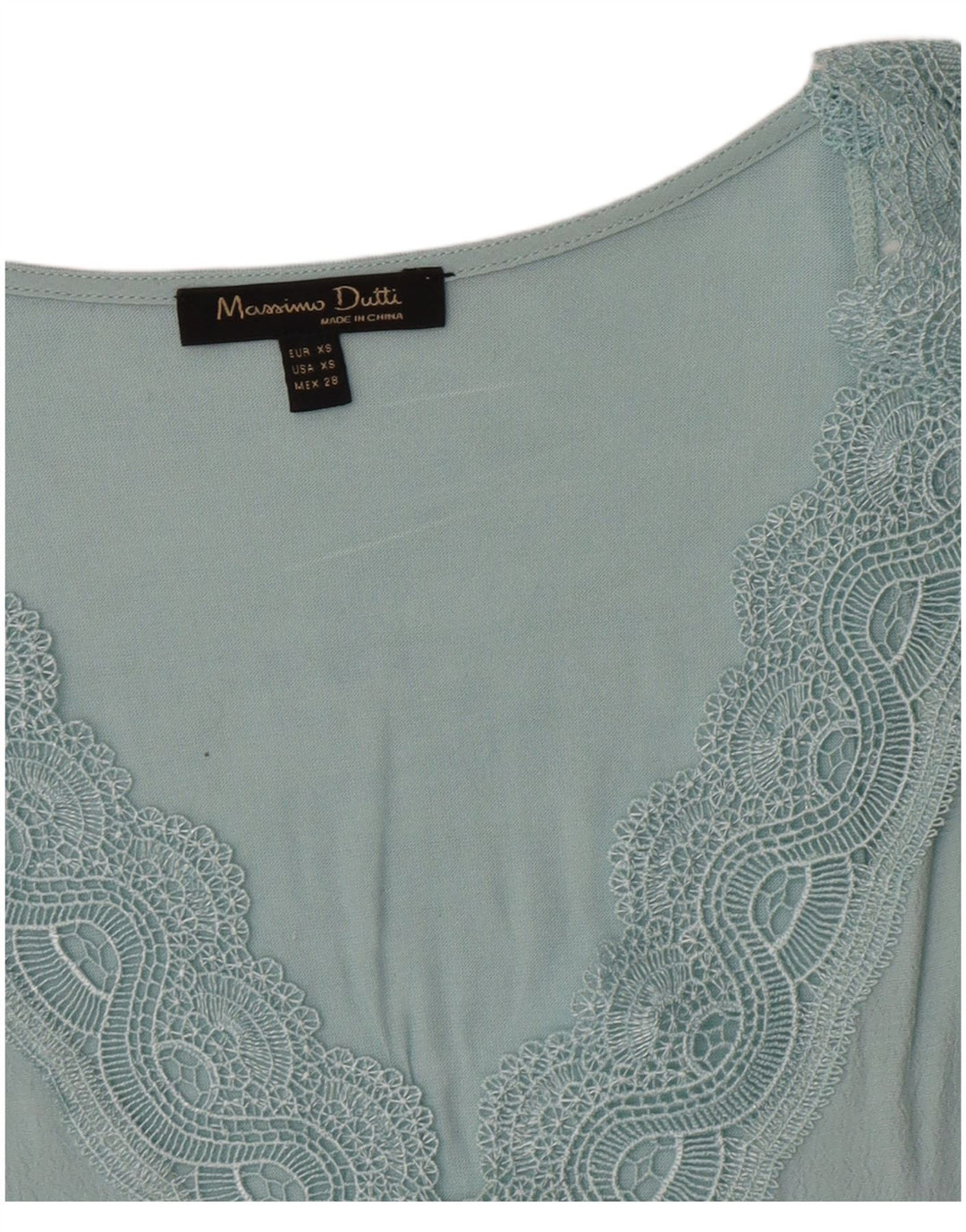 Ženska majica bez rukava Massimo Dutti UK 6 XS plava
