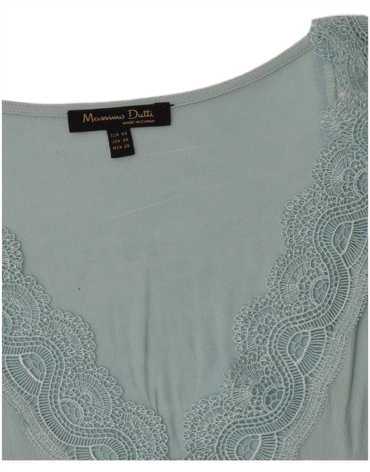 Ženska majica bez rukava Massimo Dutti UK 6 XS plava