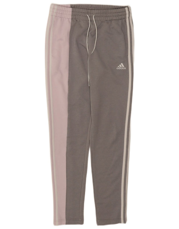 Adidas ženske hlače za trenirku UK 8/10 male sive boje poliester
