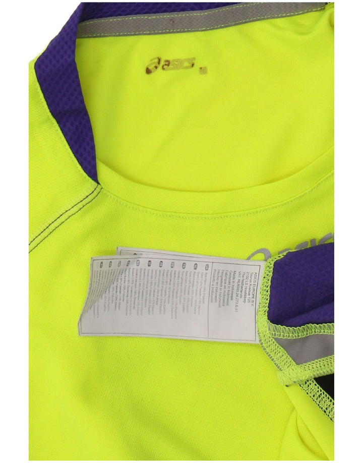 ASICS muški gornji dio prsluka mali žuti poliester u boji