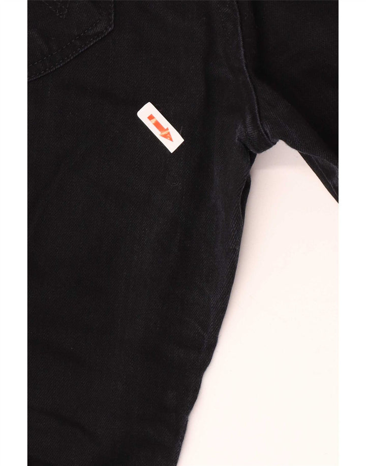 Wrangler ženske ravne traperice Iris W30 L30 crni pamuk
