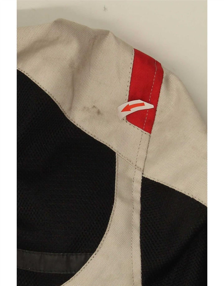 Aprilia muška grafička trkaća jakna UK 38 Medium Black Colourblock poliester