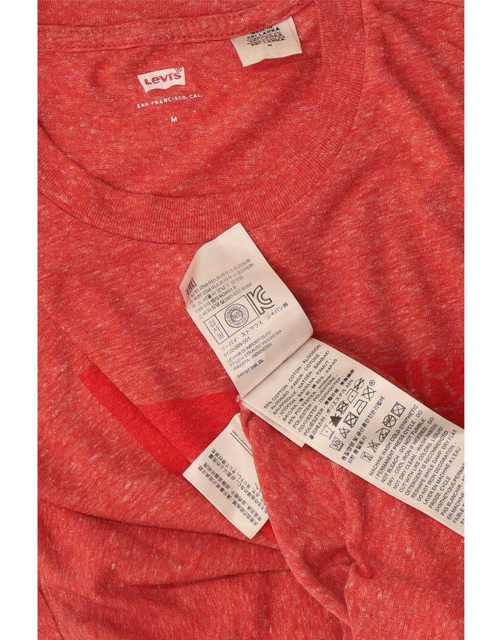 Levi's muška majica kratkih rukava srednje veličine, crveni pamuk