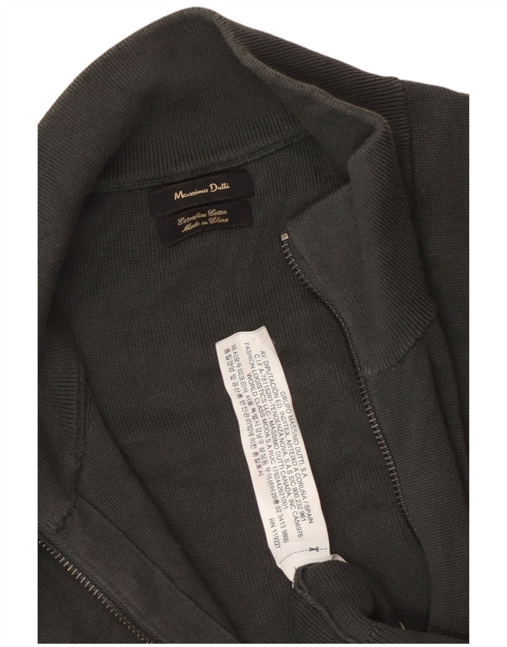 MASSIMO DUTTI Muški kardigan džemper 2XL sivi pamuk