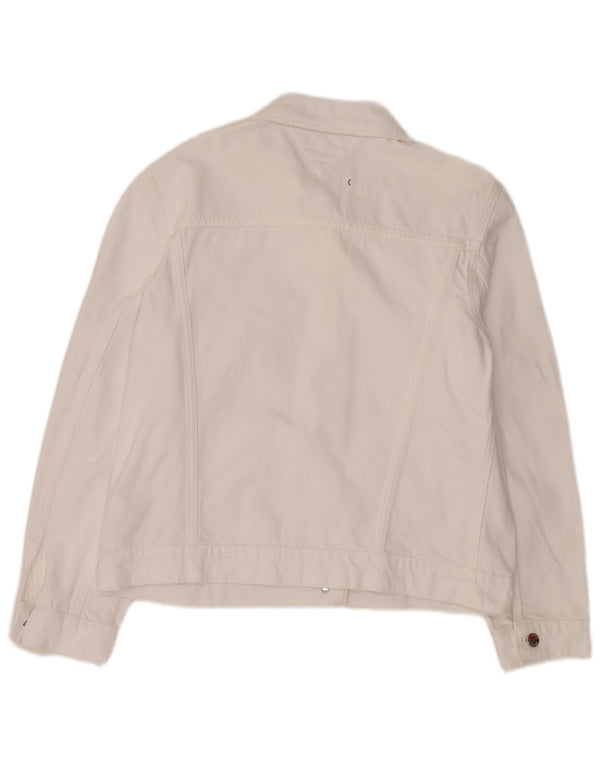 Tommy Hilfiger ženska traper jakna US 12 Large White Cotton