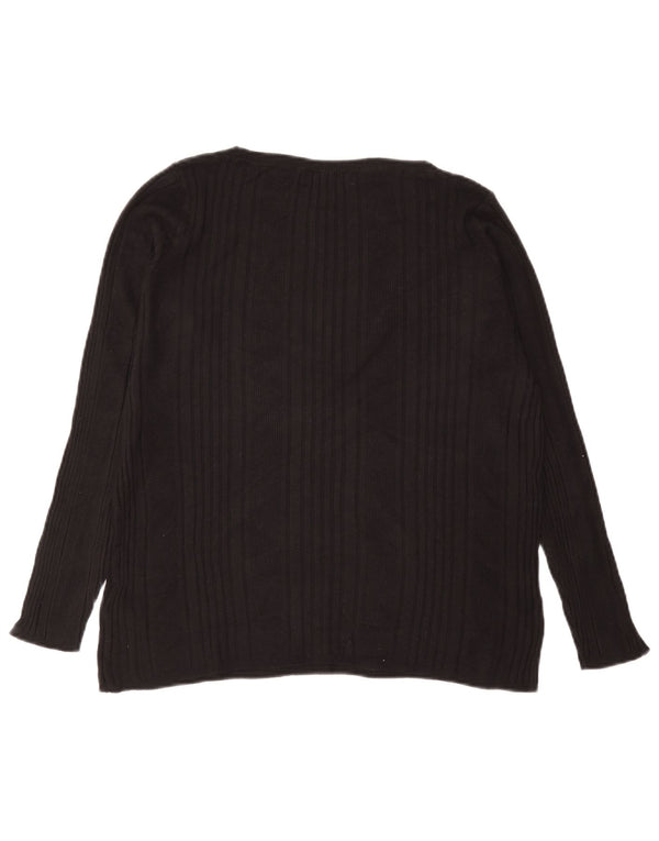 Top ženske bluze Marks & Spencer UK 18 XL crna viskoza