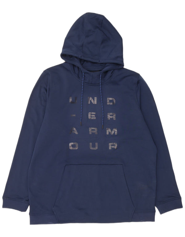 Ženska majica s kapuljačom Under Armour Cold Gear Graphic UK 20 2XL tamnoplava