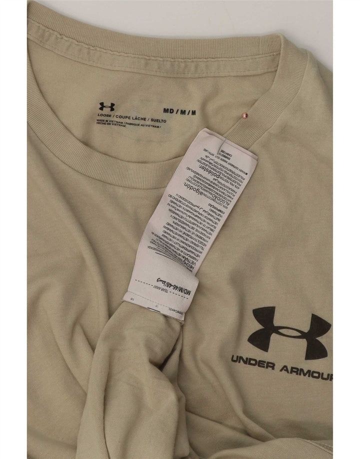 Under Armour muška majica kratkih rukava Srednje bež pamuk