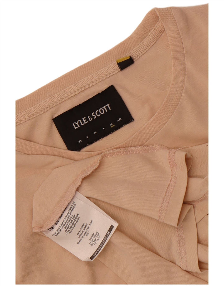 Lyle & Scott muška majica kratkih rukava XL bež pamuk