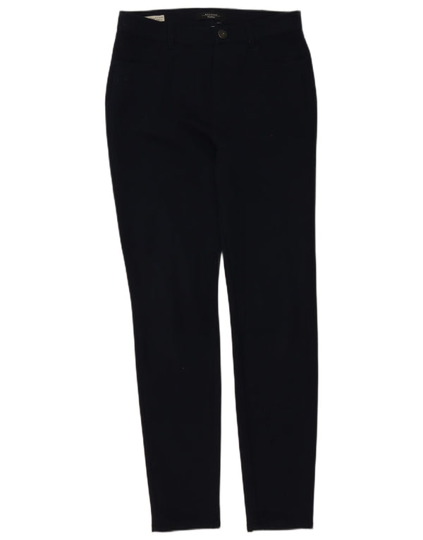 Max Mara ženske uske chino hlače UK 6 XS W26 L30 tamnoplavi poliester