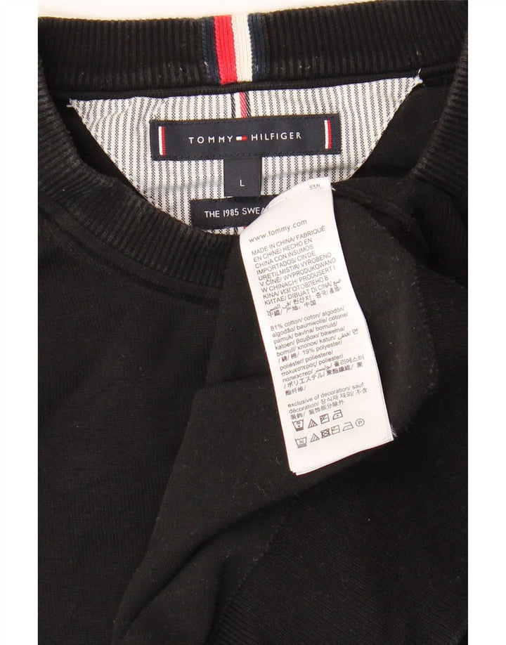 TOMMY HILFIGER Muška majica s kratkim rukavima Veliki crni pamuk