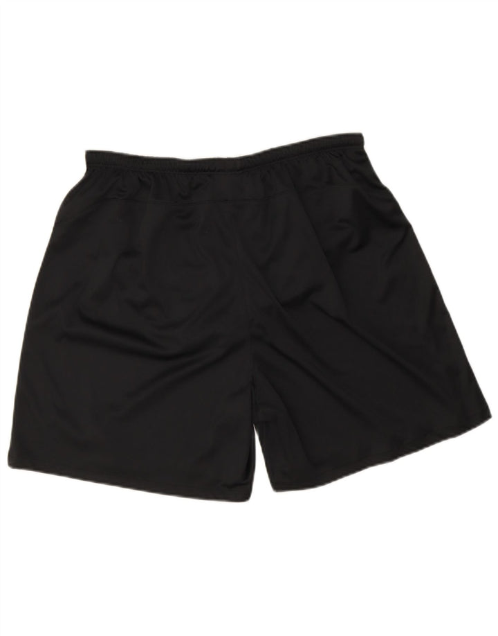 Nike muške Dri Fit sportske kratke hlače velike crne boje od poliestera