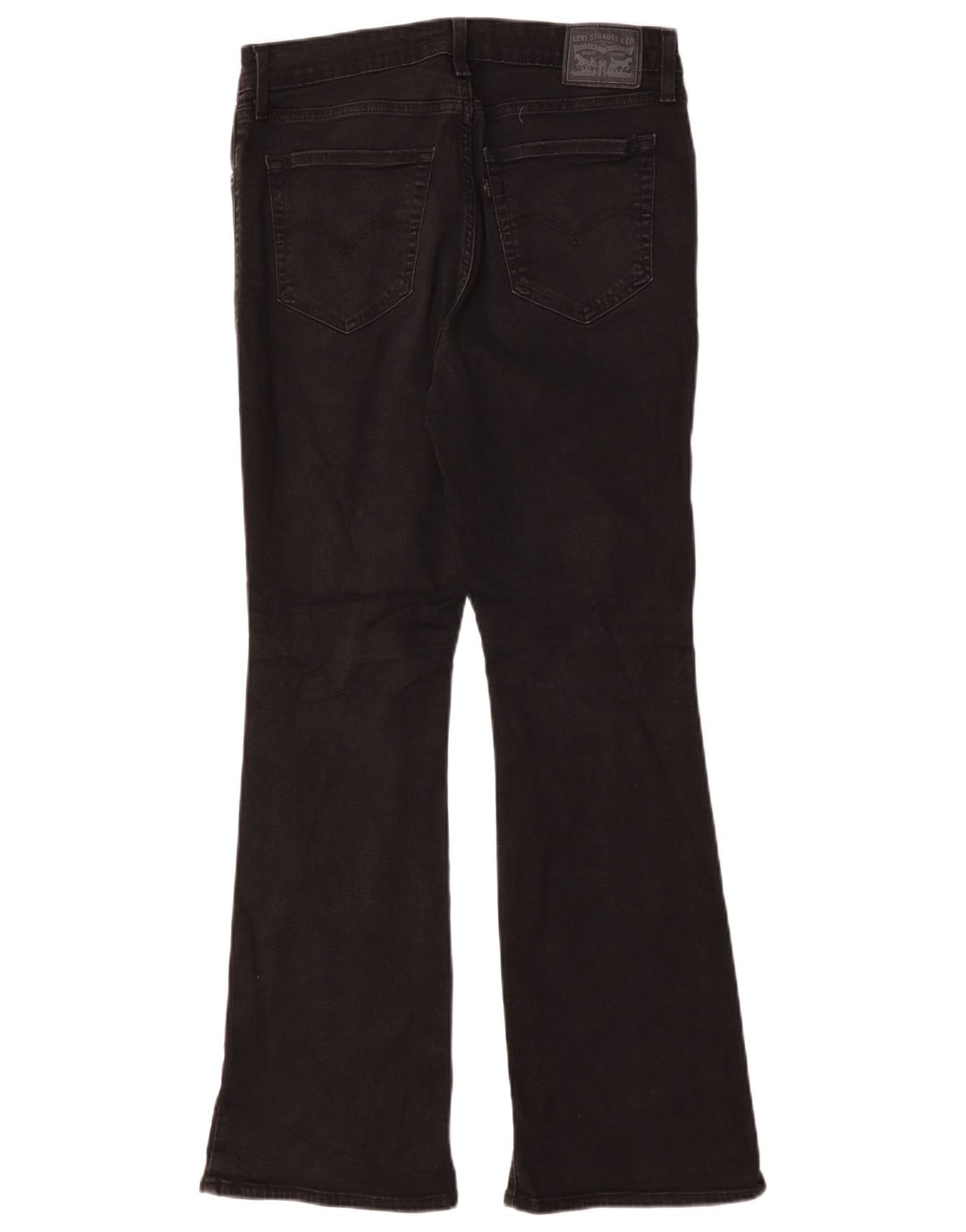 Levi's ženske 725 traperice visokog rasta W31 L30 crni pamuk