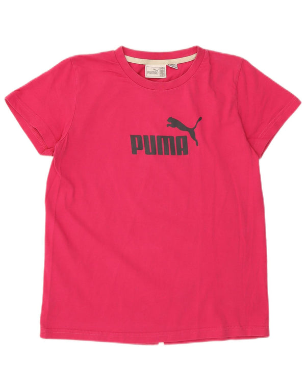 Puma ženska majica kratkih rukava s grafičkim motivima UK 12 srednje ružičasta