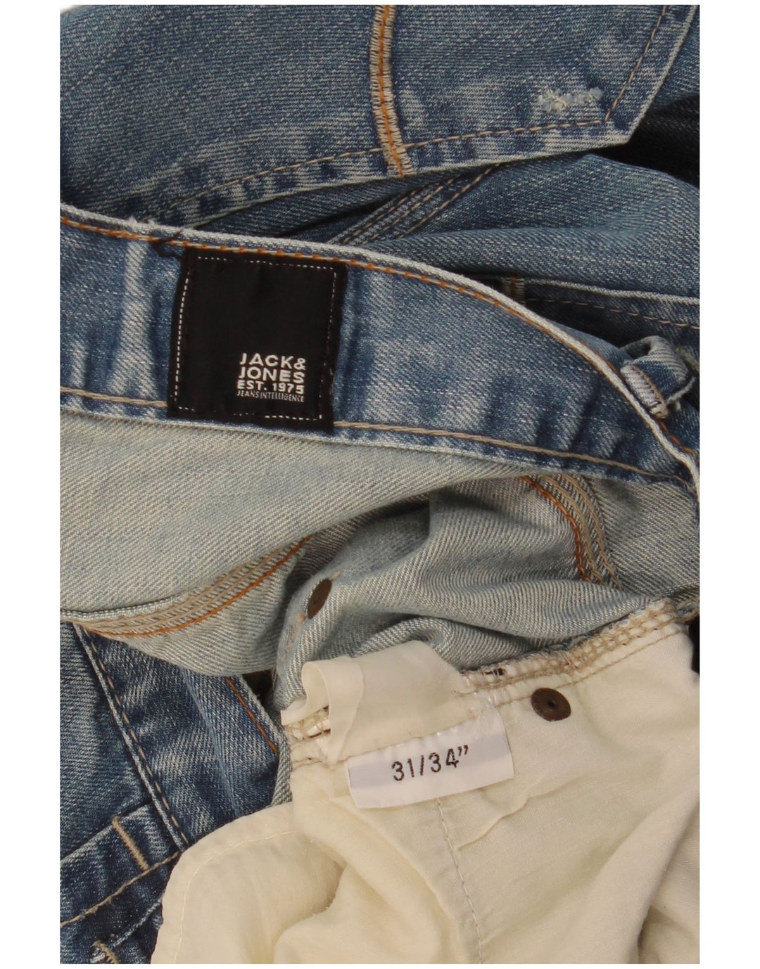 Jack & Jones muške ravne traperice W31 L30 plave