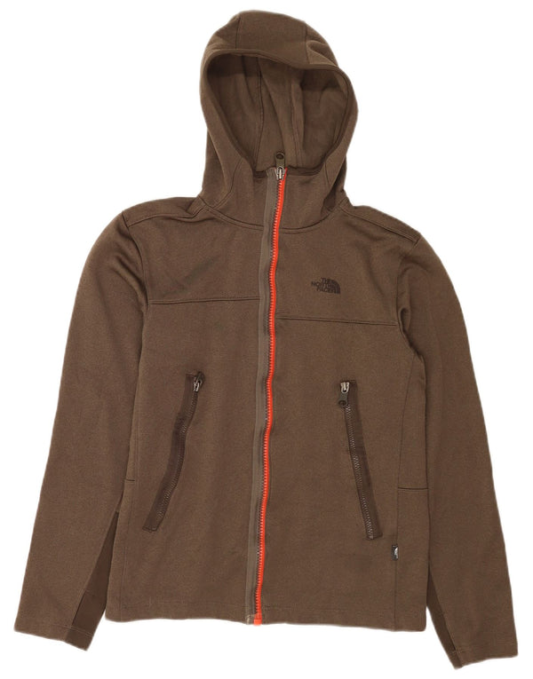 The North Face ženski pulover s kapuljačom s patentnim zatvaračem UK 10 Mali kaki poliester