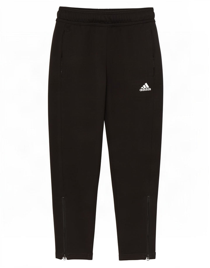 Adidas Hlače za trenirku za dječake 7-8 godina crne od poliestera