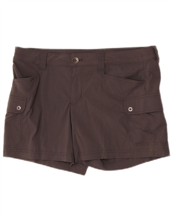Eddie Bauer ženske kargo kratke hlače US 8 srednje W32 sivi najlon