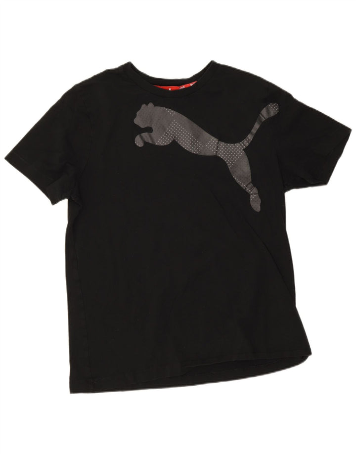 Puma muška velika crna majica s grafičkim motivima