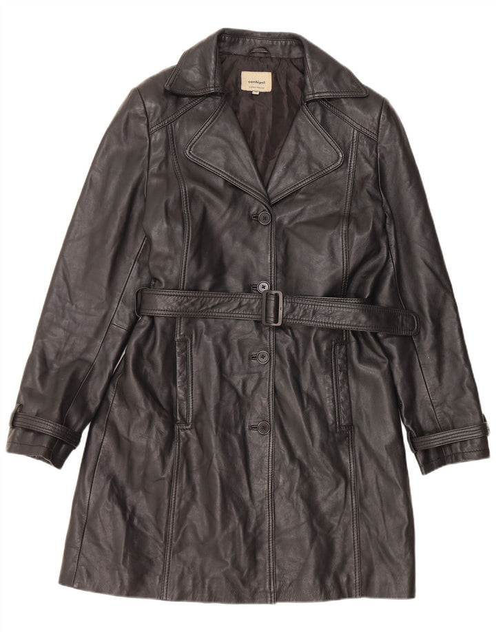 Conbipel ženski kožni kaput IT 46 veliki crni kožni