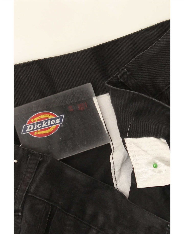 Dickies muške ravne kargo hlače W38 L29 crni poliester