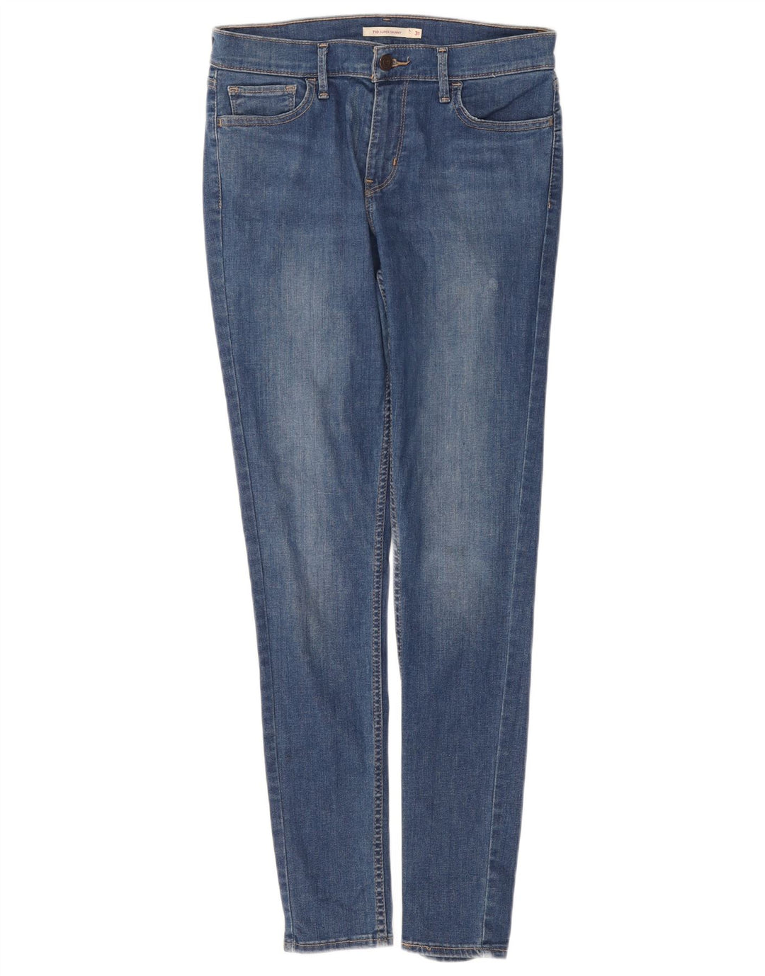 Levi's ženske 710 super uske traperice W31 L32 plave