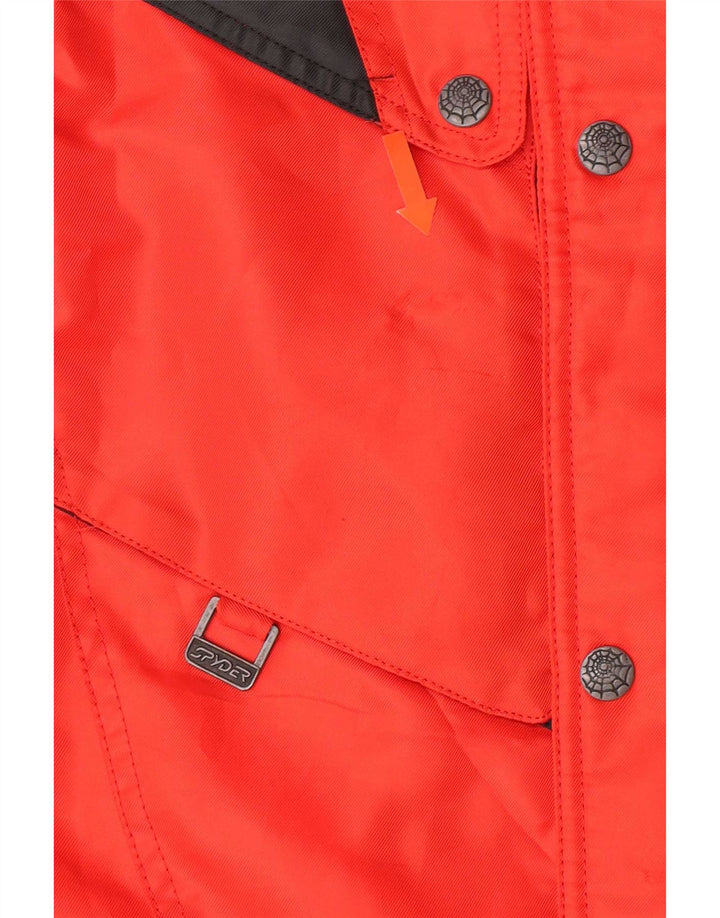 Spyder Boys Skijaška jakna s kapuljačom 11-12 godina Red Colourblock Poliester