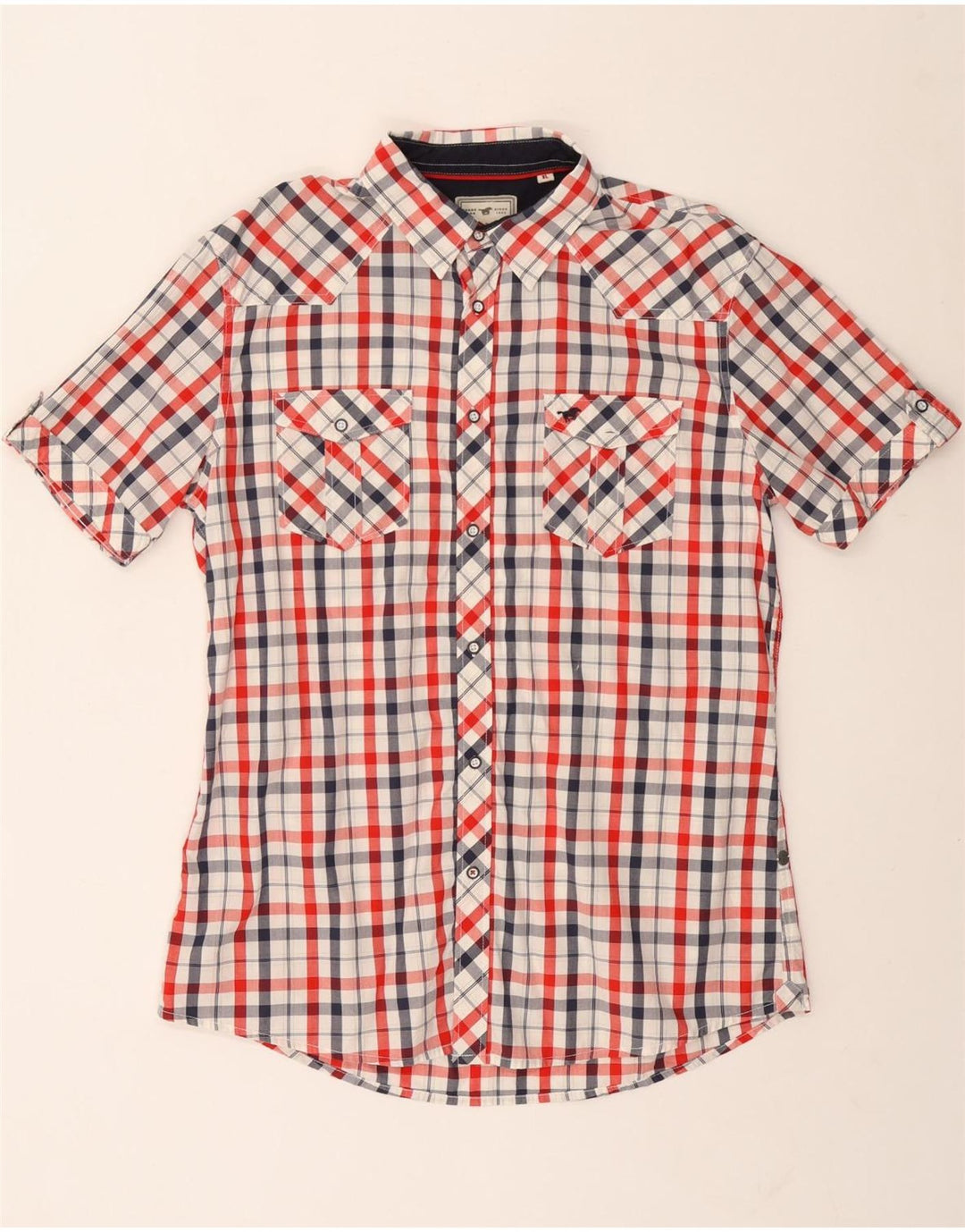 Mustang muška košulja kratkih rukava XL šareni karirani pamuk