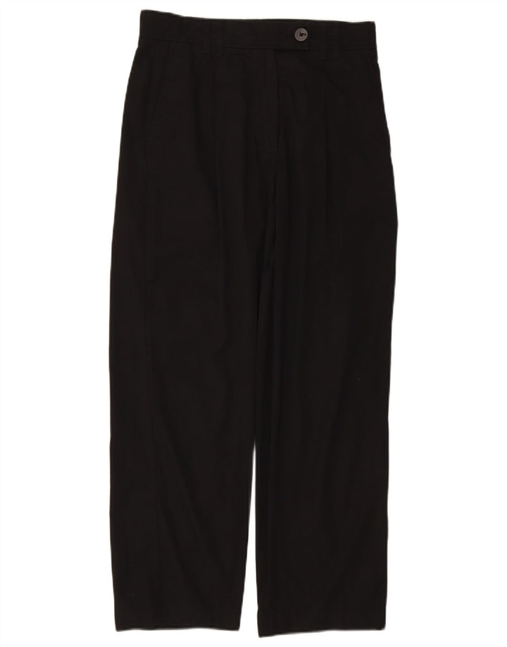 MASSIMO DUTTI Ženske široke chino hlače EU 38 male W28 L26 crne