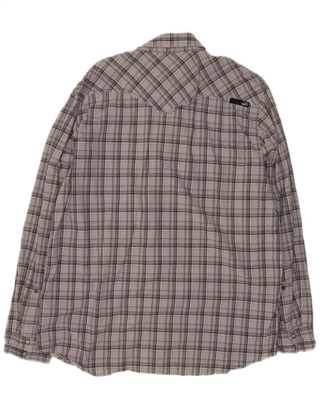 Vans muška košulja 2XL sivi karirani pamuk