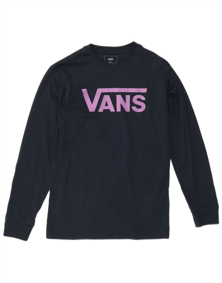 Vans klasična muška majica s dugim rukavima od tamnoplavog pamuka