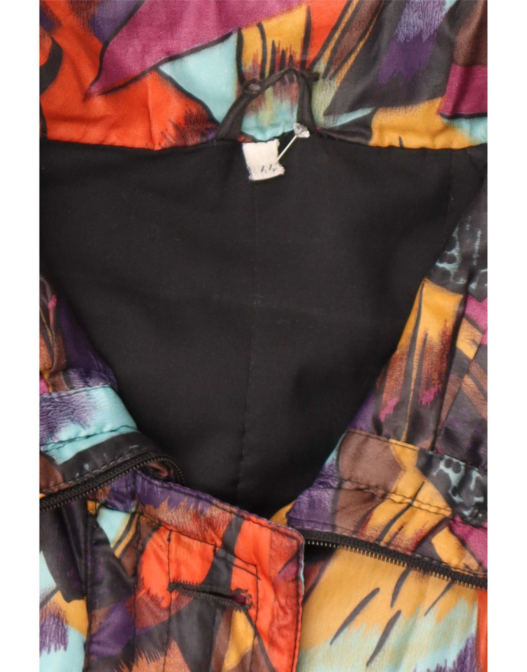Vintage ženska jakna vjetrovka EU 44 XL Višebojna geometrijska