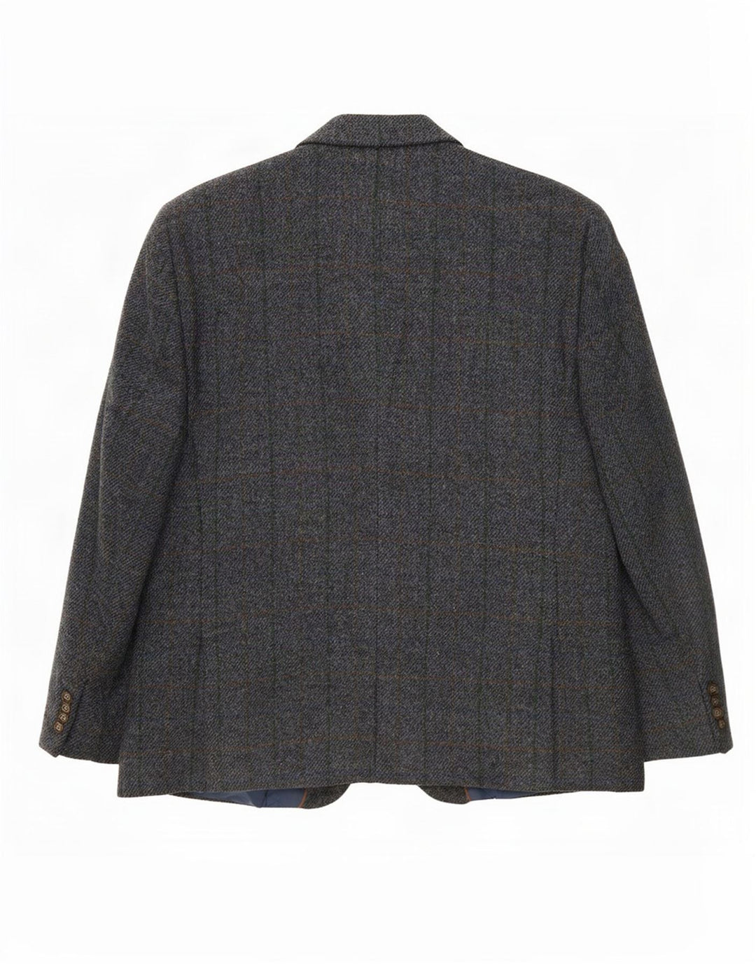 Harris Tweed muški sako sa 2 gumba IT 52 XL siva karirana vuna