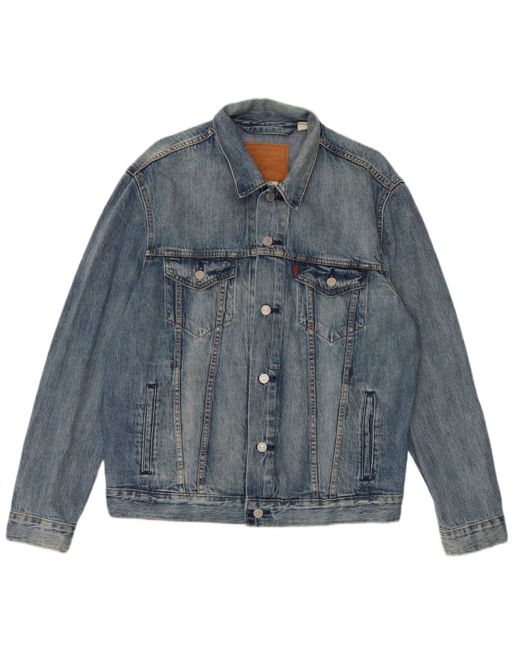 Levi's muška traper jakna UK 40 Large Blue Cotton