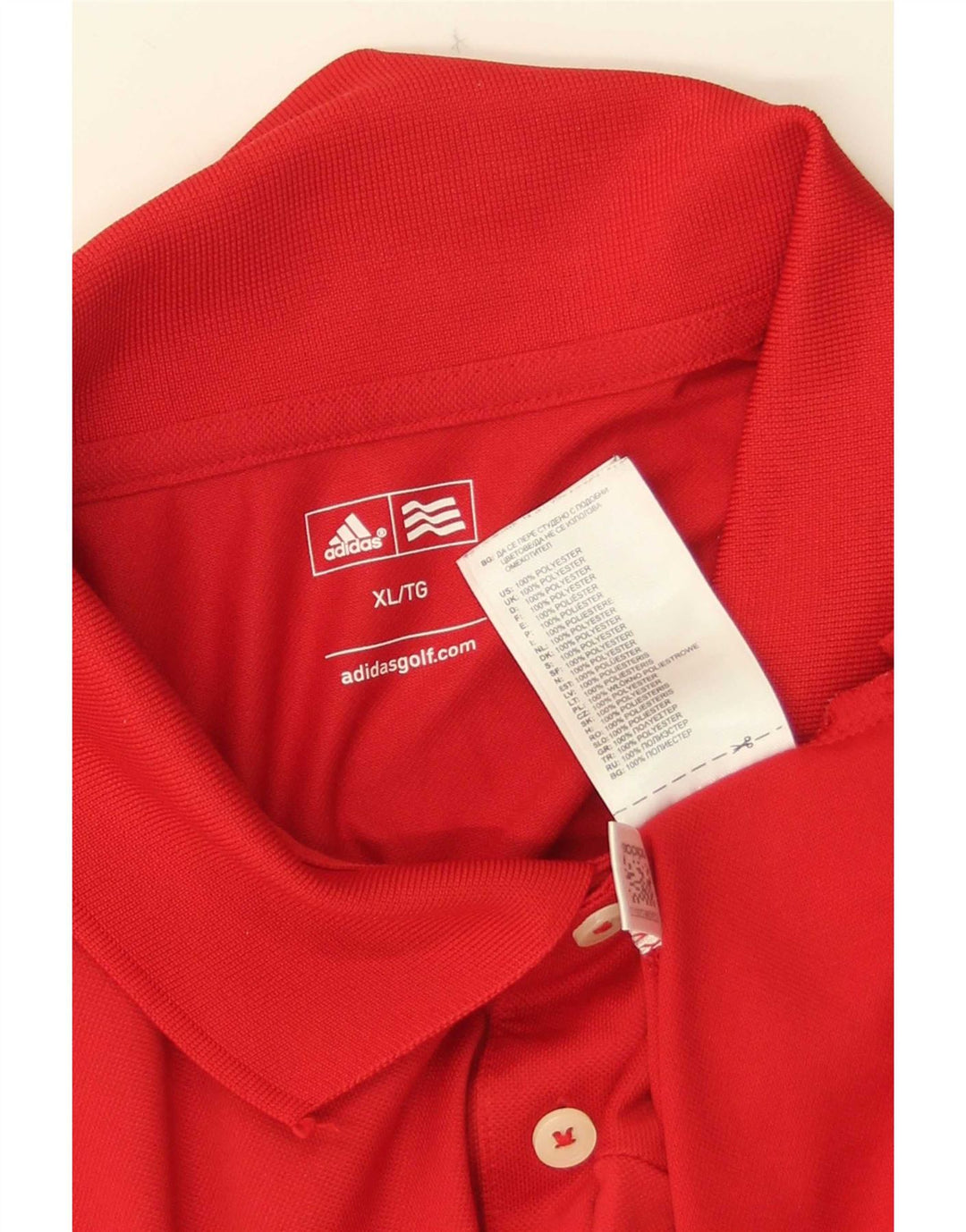 Adidas muška polo majica XL crveni poliester