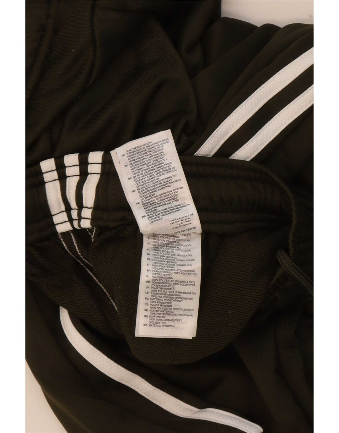 Adidas muške hlače za trenirku, veliki kaki poliester