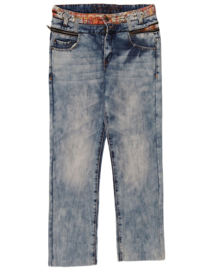 Desigual muške ravne traperice W32 L30 plavi pamuk
