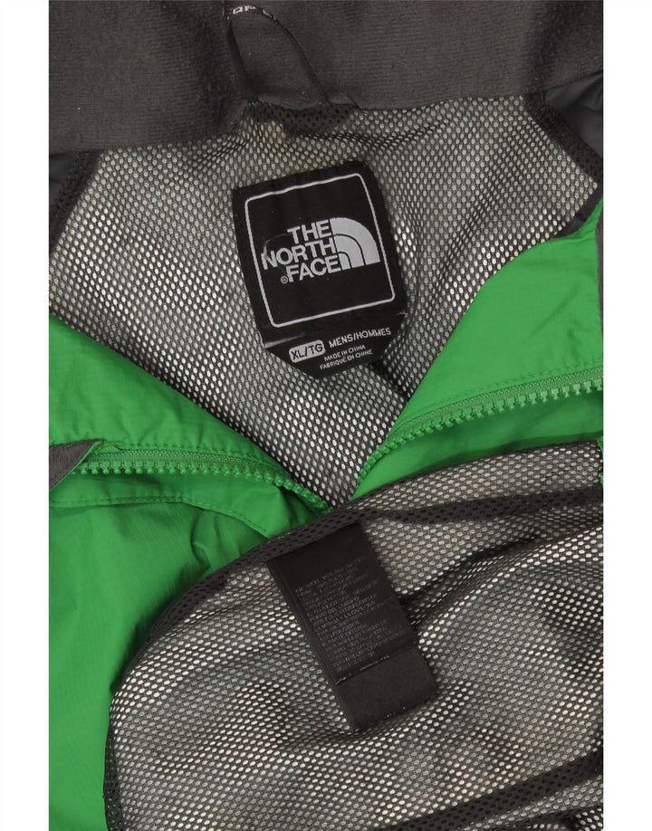 THE NORTH FACE Muška kišna jakna s kapuljačom UK 42 XL Zeleni najlon
