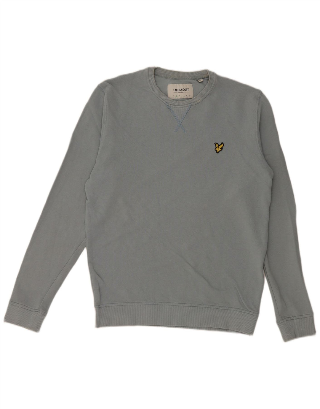 Lyle & Scott muška majica s kratkim rukavima Mali plavi pamuk