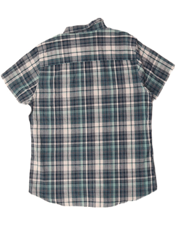 M&CO muška košulja kratkih rukava XL plavi pamuk na karu