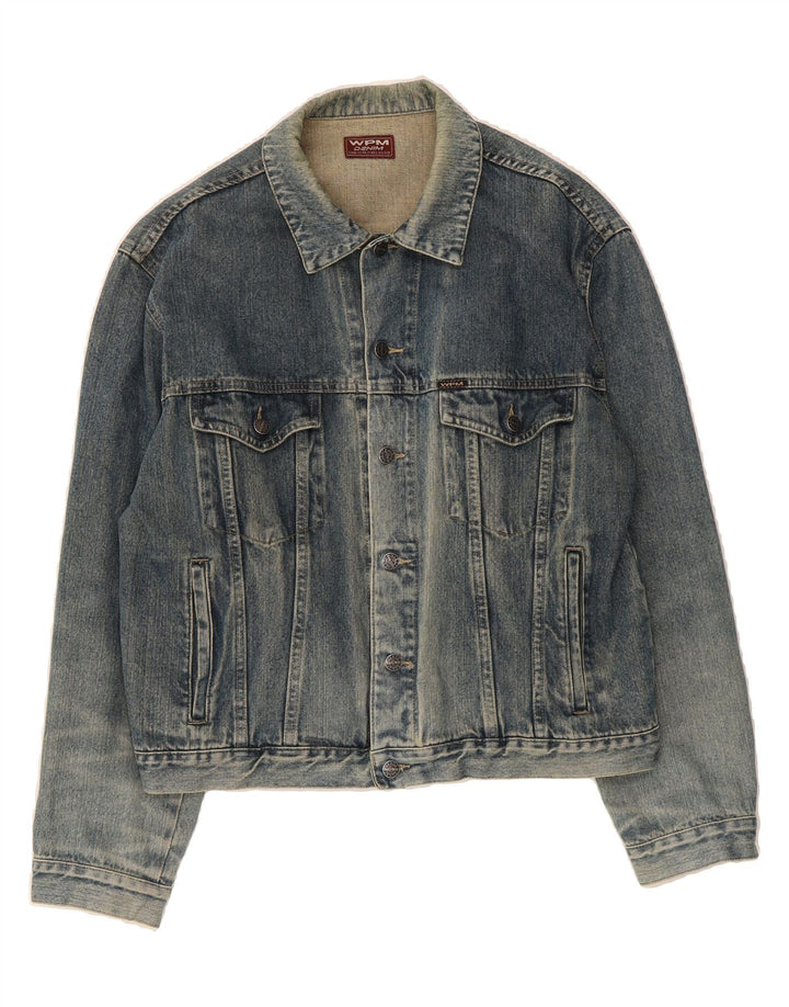 WPM Mens Denim Jacket UK 42 XL Blue Cotton Vintage WPM and Second-Hand WPM from Messina Hembry 