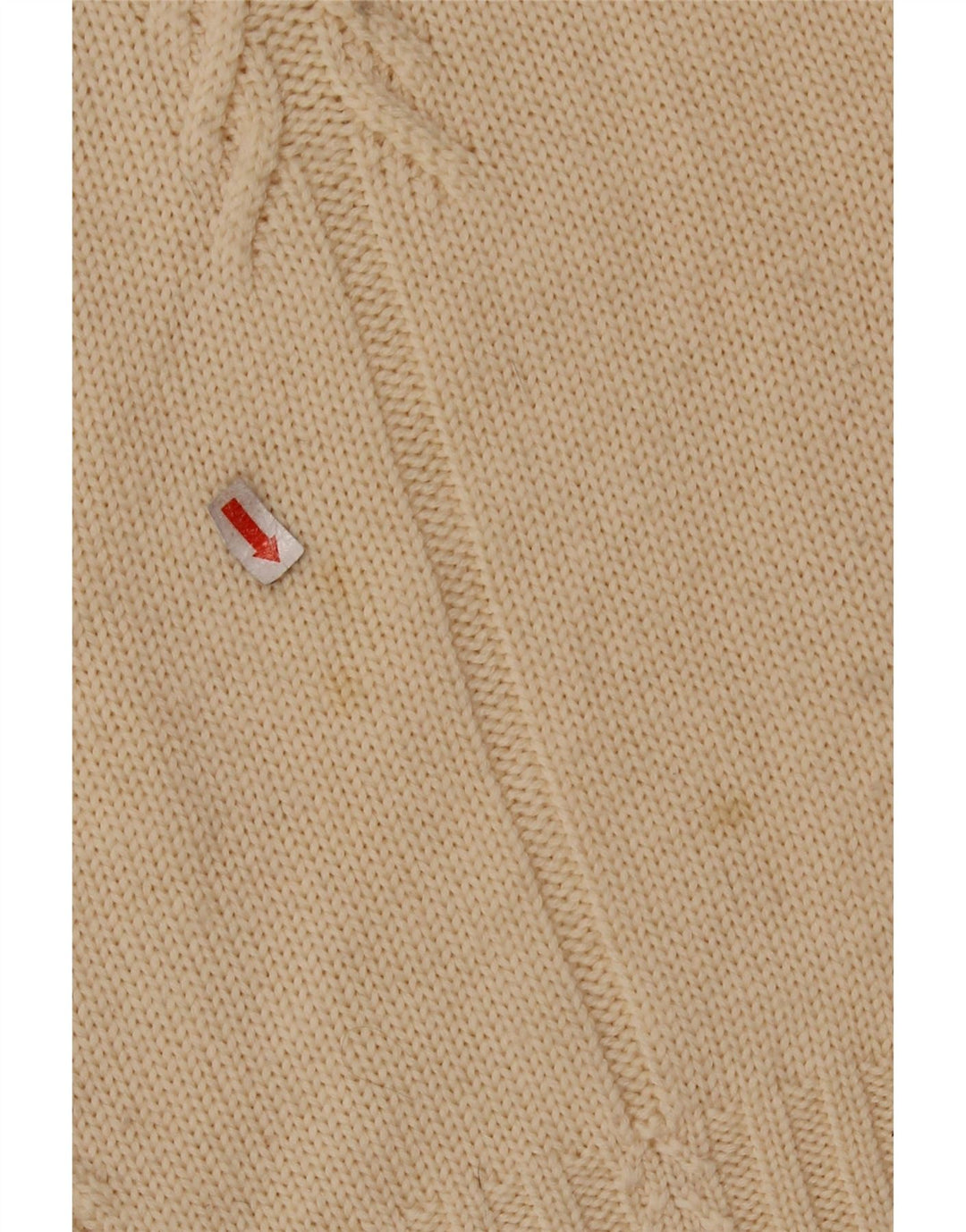 FRANCESCA Ženski pulover s rol izrezom UK 16 Velika bež nova vuna