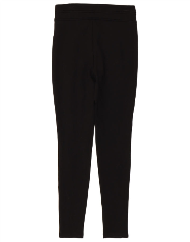 ZARA ženske uske ležerne hlače male W26 L27 crna viskoza