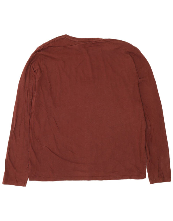 Svi sveti Muška majica dugih rukava 2XL smeđi pamuk