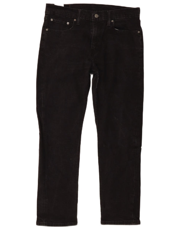 Levi's muške 502 ravne traperice W33 L27 crni pamuk