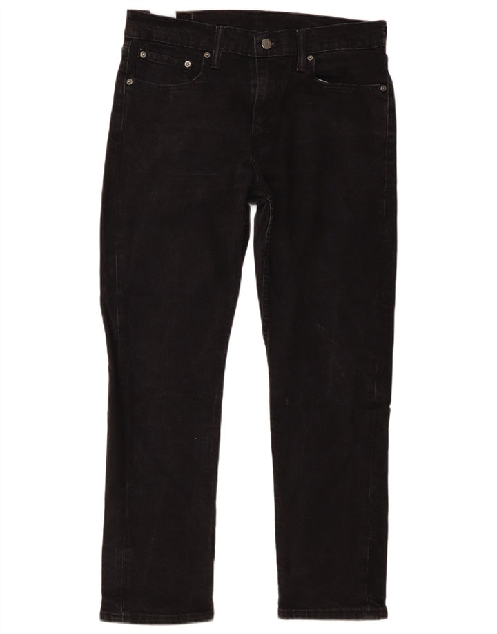 Levi's muške 502 ravne traperice W33 L27 crni pamuk