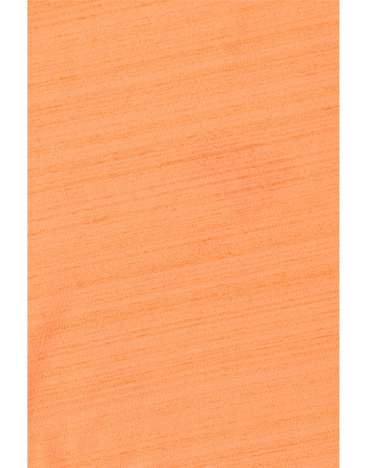 Nike Boys Dri Fit T-Shirt Top 8-9 Years Mali Narančasti Prugasti Poliester