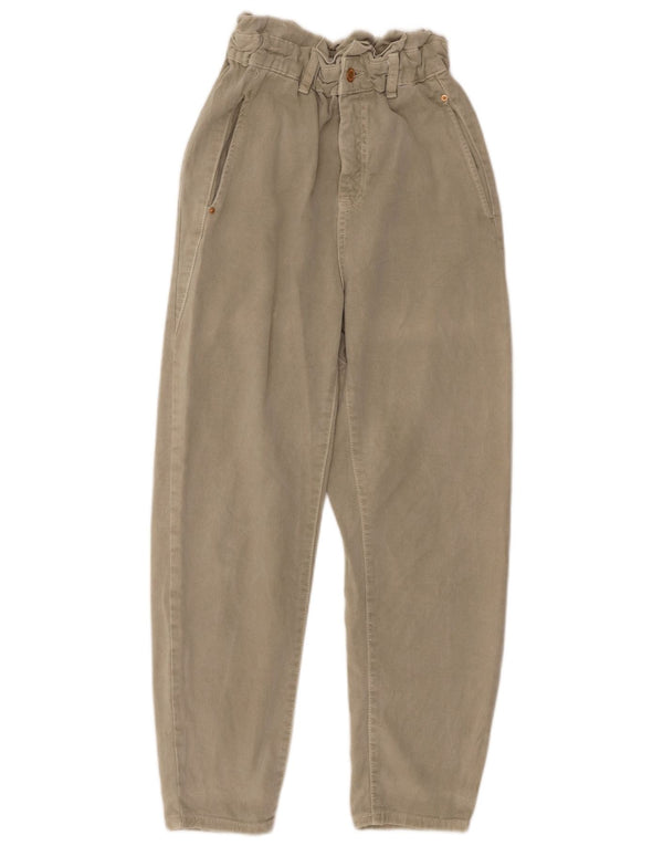 ZARA ženske sužene ležerne hlače visokog struka EU 36 XS W26 L26 sive