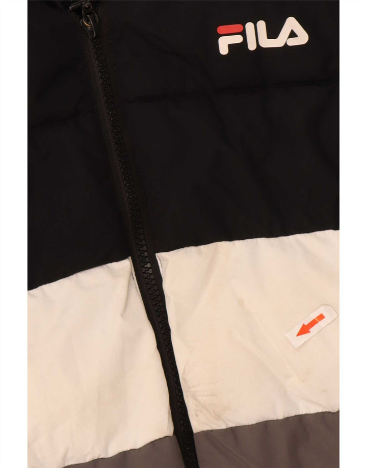 Fila Boys Graphic Podstavljena jakna 12-13 godina crna boja poliester
