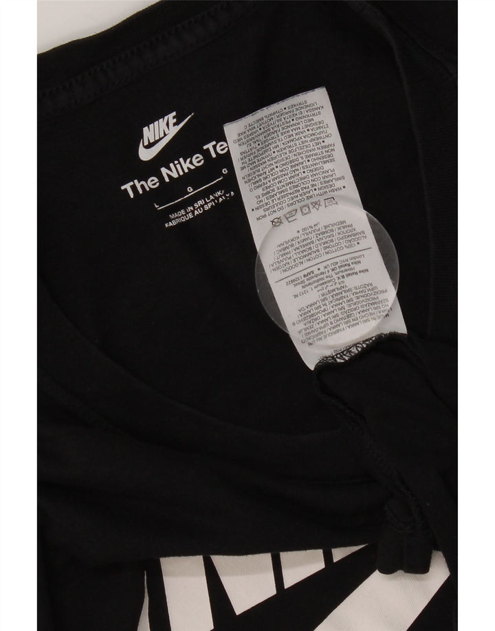 Nike muška majica s grafičkim motivima, veliki crni pamuk